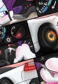 Raritys Car Porn comic Cartoon porn comics Rule 34 comic