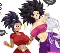 Caulifla And Kales Outfit Game! Porn Comic