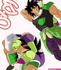 Broly x Cheelai Wiped out Dragon Sashay Super by Nala1588