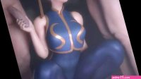 Chun-Li Threesome Blowjob Street Fighter 3D Porn Animation