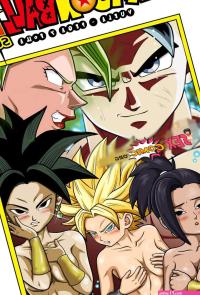 Dragon Ball Super xxx Goku Kale y Caulifa Follando Comic Porno