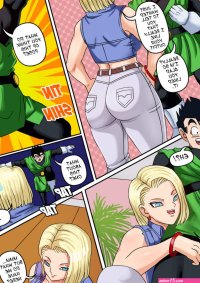Android 18 Gohan comic porn