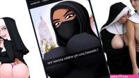 Gameplay Reacting To Lesbian Nun Love Eating Ass