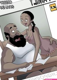 Porn comic Familia Black. Parte 3. Animando o vovo. HQporno Sex comic brought her kids