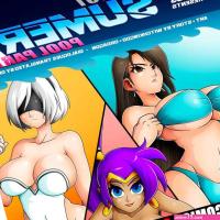 Porn comic Pool Games. Part 2. Sex comic beauties with big