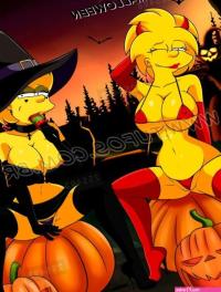 Porn comic The Simpsons Part 13 Halloween