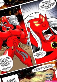 Los Oscuros Besos de Trigon Comic Teen Titans Sex.