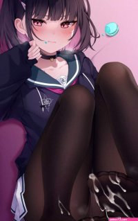 reel riru blue archive kyouyama kazusa animal ears cum feet halo nekomimi pantsu pantyhose seifuku skirt lift