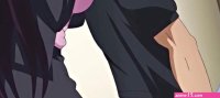 Cute anime girls with big tits and sexy outfits fucked hard
