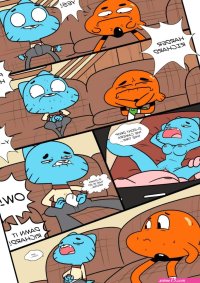 The Sexy World Of Gumball gay porn comic