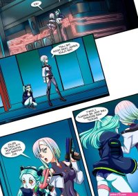 Porn comic Cyberslaves 2077 Edgerunners. Palcomix Sex comic beauties were captured