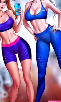 How to train your ass with Elsa porn comic