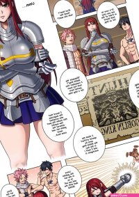 Porn comic Fairy Tail. Erza Scarlet. Asa Yohoki Sex comic goblin guy met