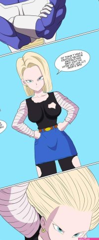 Porn comic Vegeta VS Android 18. Zetarok. Sex comic sexy beauties are
