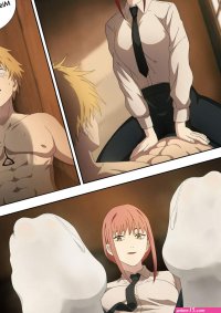 CHAINSAWMAN: Deal With Footfetish Devil Porn Comic english 05