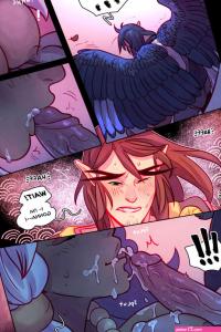 Porn comic Fox and Crow. Sex comic flying people with