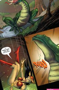 Darna Comic: Attack of a Snake Frog Hybrid Pg2 by zetaxinn on DeviantArt