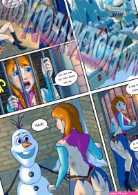 Porn comic Frozen parody 2 Elsa Threesome PornKomix