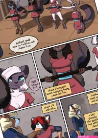 Porn comic A Tale of Tails 8. Power Play. Feretta Sex comic hot furry babes
