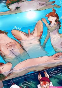 Skinny dip porn comic