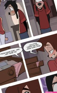 Porn comic Peg x Max. Goof Troop Sex comic hot milf caught