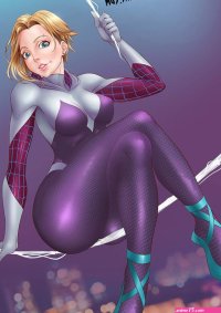 Gwen Stacys Amazing Footjob Fucktime Porn comic Rule 34 comic Cartoon porn comic