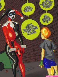 Porn comic Harley Quinnss New Honey. CROQUANT. Sex comic busty beauty Harley