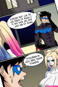 Dick N Harley Quinn comic porn