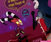 Porn comic GisLt Yes or No. Helluva Boss Sex comic beauty brunette began