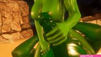 After cheating on each other Hulk and She-Hulk make up for sex Wild Life