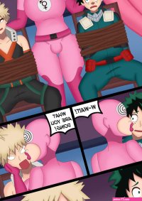 Deku and Bakugou comic porn