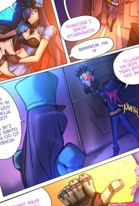 Ebluberry Jinx x Vi x Jinx League of Legends porn comic