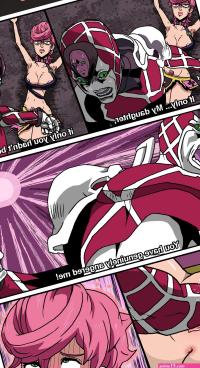 Post 3479885: comic FluffyCakeChan JojosBizarreAdventure KingCrimson TrishUna