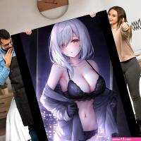 Hentai Anime Blanket H Anime Poster Blanket Sexy Nudity Women Poster F