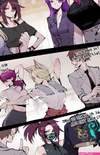 KDA comic porn