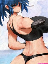 Leona Heidern The King Of Fighters Jigsaw Puzzle by Fumio