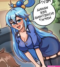 Konosuba Office porn comic