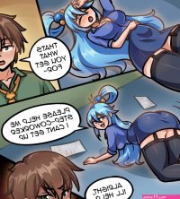 Konosuba Office porn comic