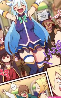Porn comic Kono Subarashii Sekai ni Syukufuku o. Sex comic group of friends