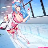 Krankenschwester Blue by justketchup from Patreon