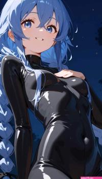 Latex Bodysuit. Sonozaki Nori