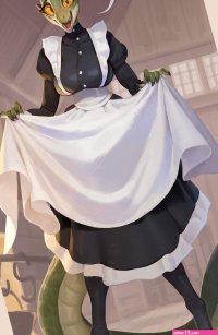 Argonian Maid Strip Game comic porn