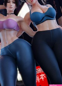Porn comic Street Fighter. Chun Li and Mai Shiranui. PervertMuffinMajima Sex comic selection of 3D