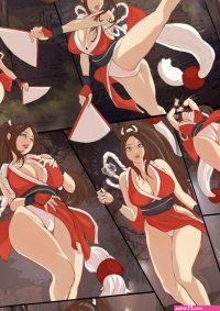 Mai Shiranui in Raccoon City