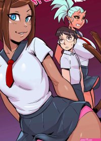 Porn comic My School Is Full of Yokai. Chapter 2. DSAN. Sex comic brunette bitch loves