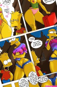 Porn comic The Simpsons Paradise. DRAH NAVLAG Sex comic MILF Marge and