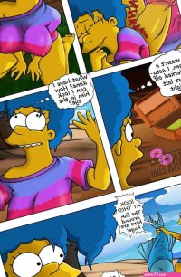 Porn comic The Simpsons Paradise. DRAH NAVLAG Sex comic MILF Marge and