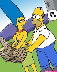 Porn comic The Simpsons Sets. Homer And Marge. Akabur. Sex comic and his wife