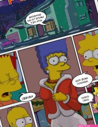 Porn comic Simpsons Comics. Navidad 4. IToonEAXXX. Sex comic MILF Marge loves