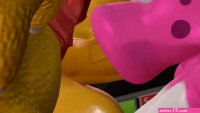 Mario series Birdo Big Breasts 3d